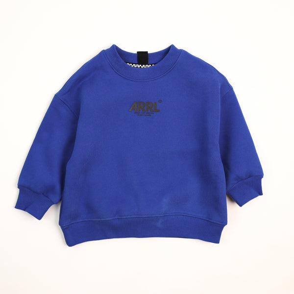 Blue Quilted Sweatshirt for Boys 7187