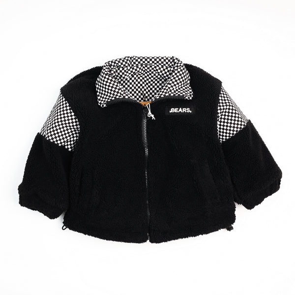 Two-faced faux fur jacket for boy 7221