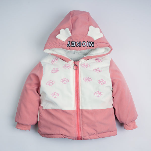 Relaxed-fit Hooded Gabardine Jacket For Girls 7225