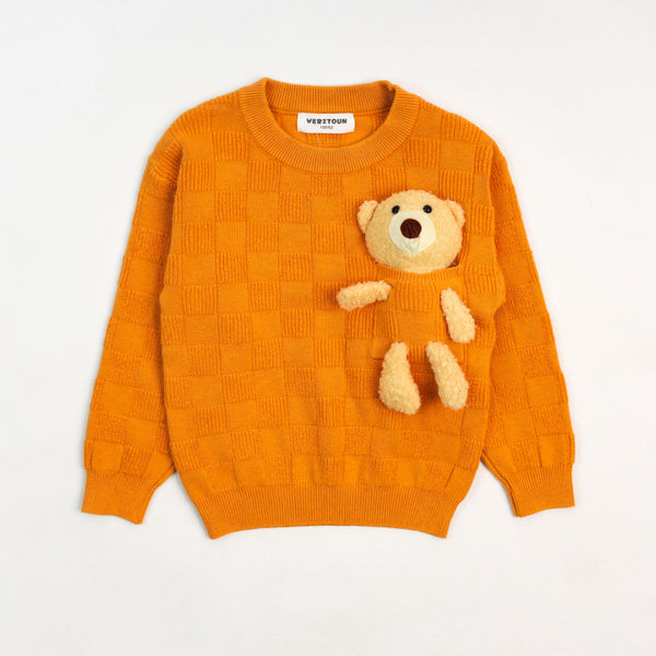 Bear Hug Brown  Pullover 7248