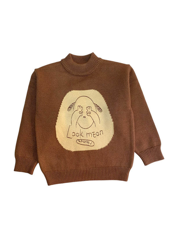 pullover  1625 BROWN
