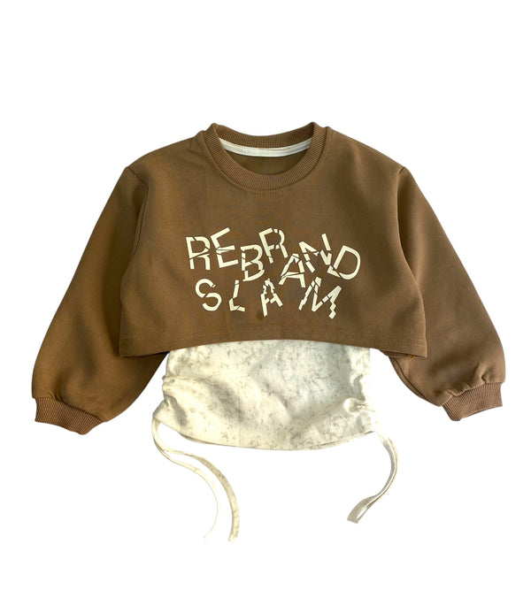 sweetshirt 1582 BROWN