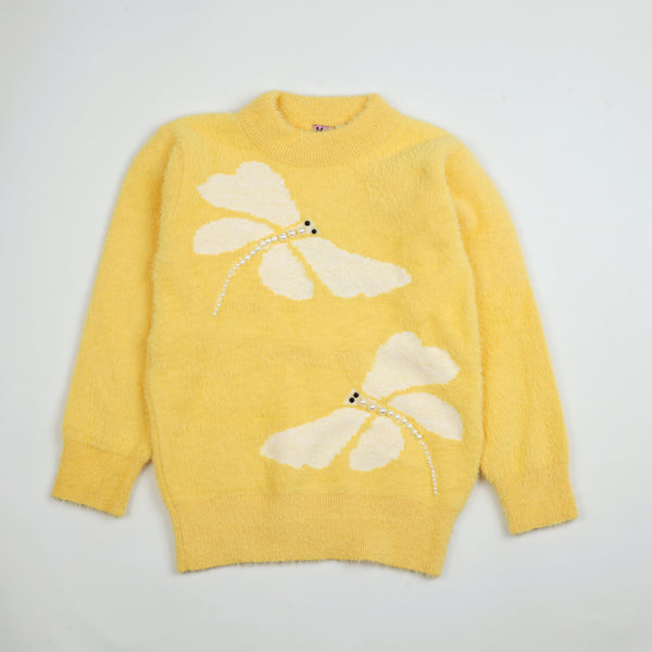 Girl Pullover 1240 Yellow