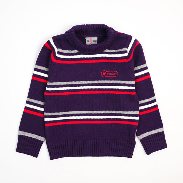 Little Sailor Striped Boys Pullover 7278